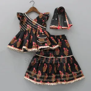 Trendy Baby Tops With Sharara Design Pattern