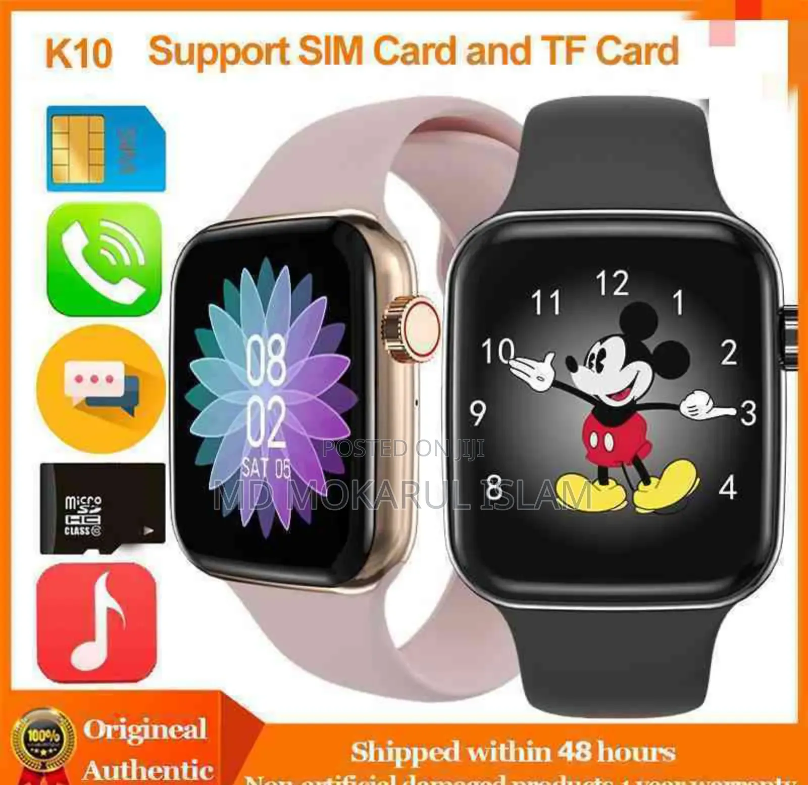 Sim Supported Smart Watch!