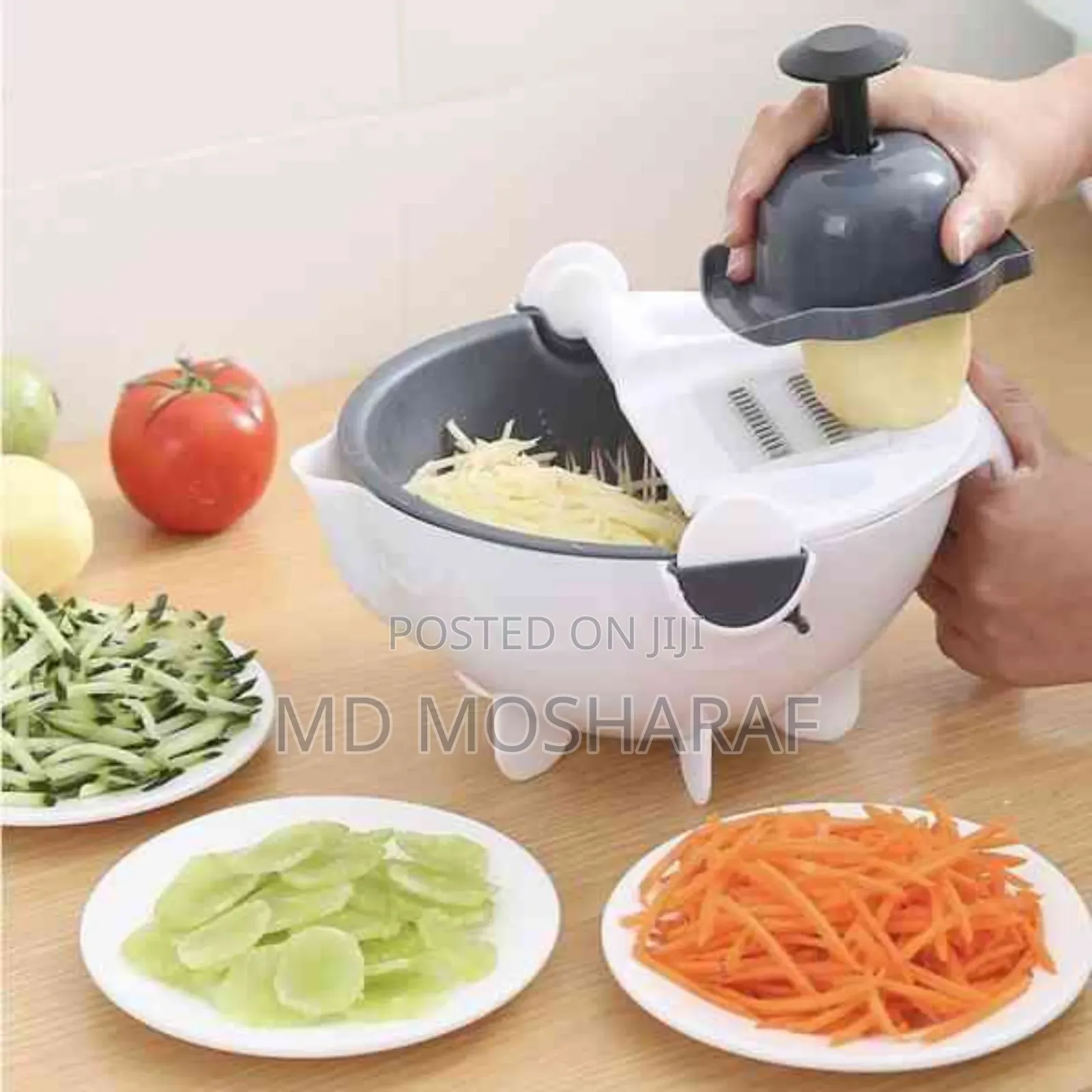 Description
6 in 1 Vegetable Cutter
9 in 1 Vegetable Cutter.