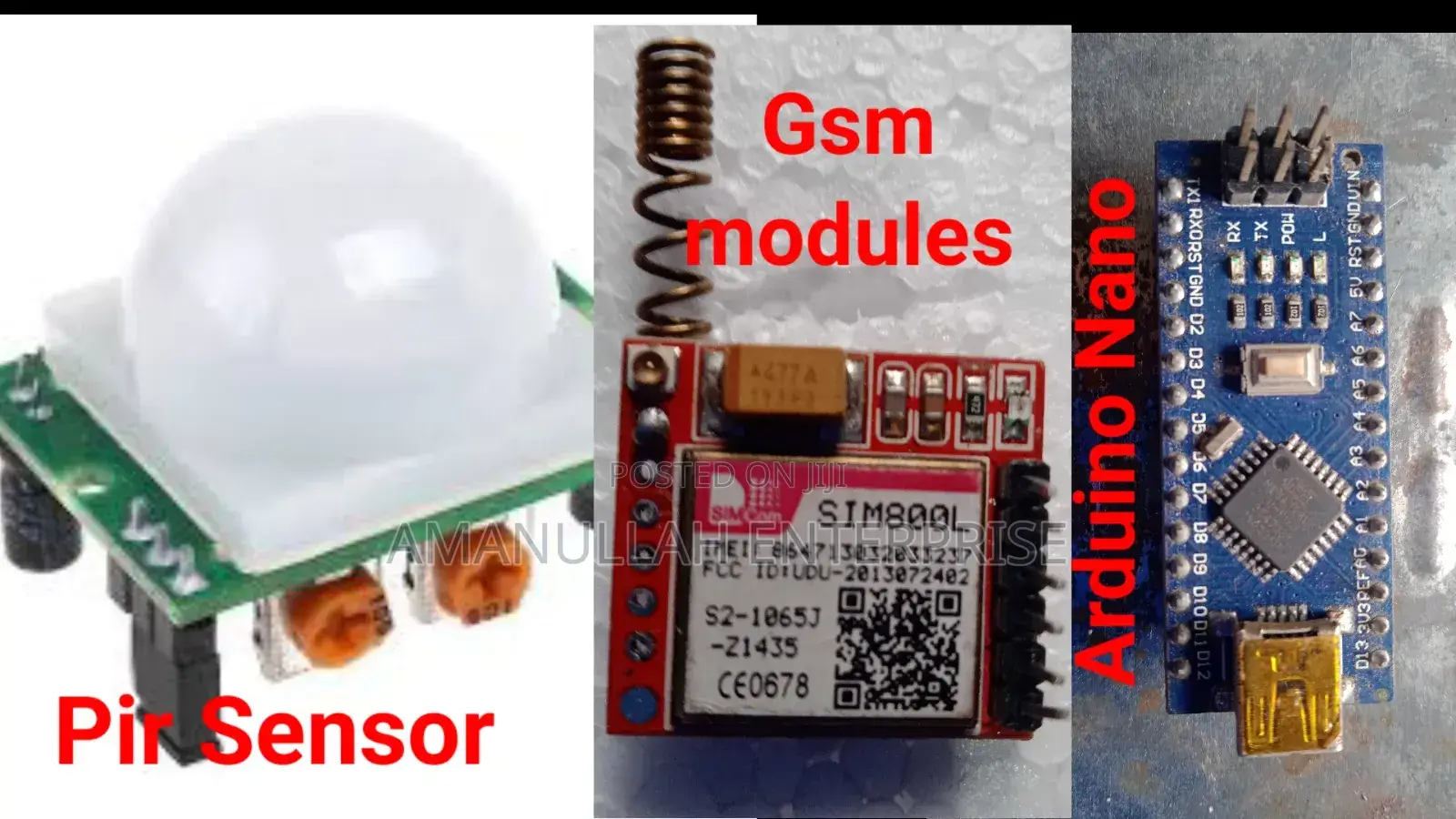 GSM 800l, PIR সেন্সর এবং Arduino সহ স্বয়ংক্রিয় নিরাপত্তা ব্যবস্থা
