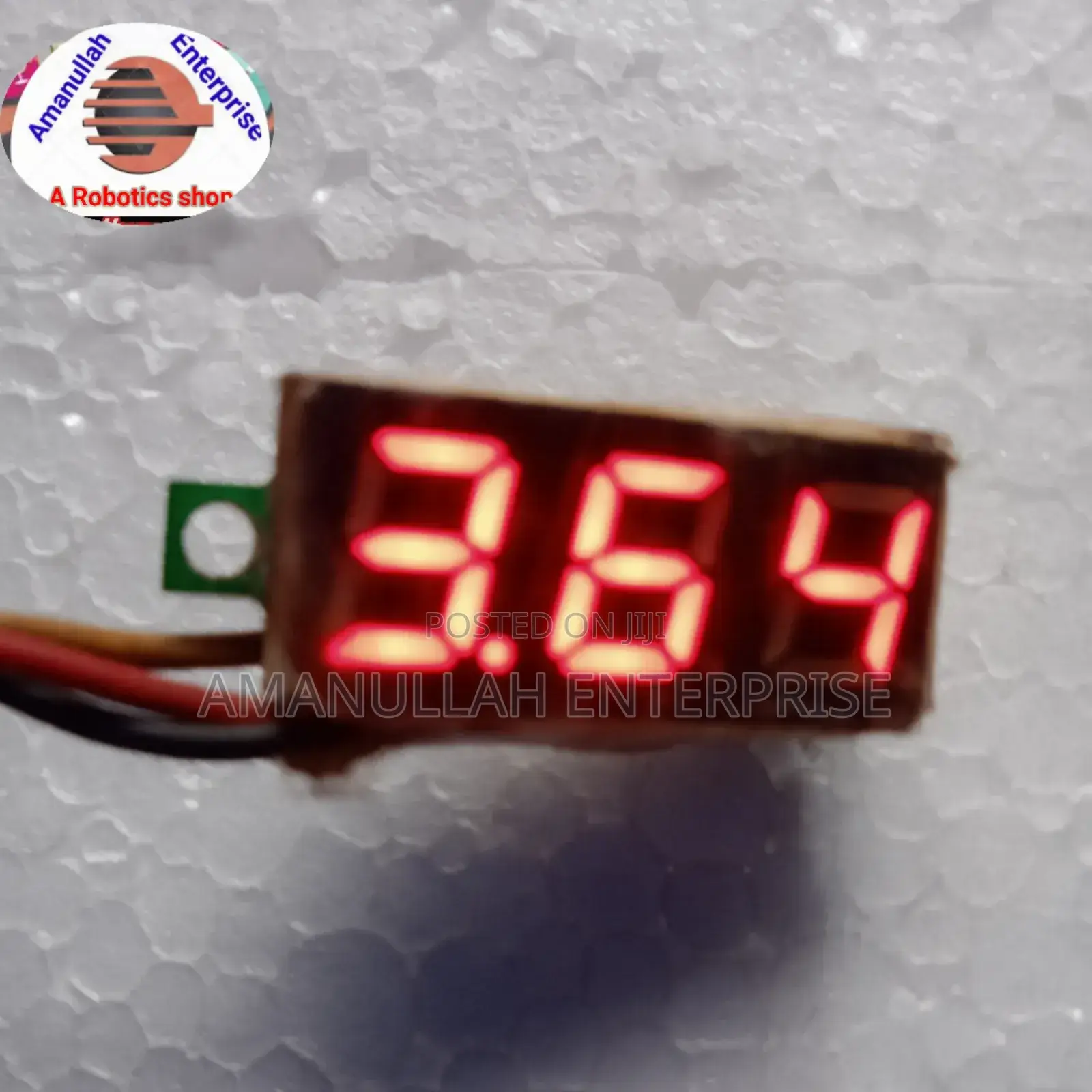 Dc Volt Meter With Digital Display