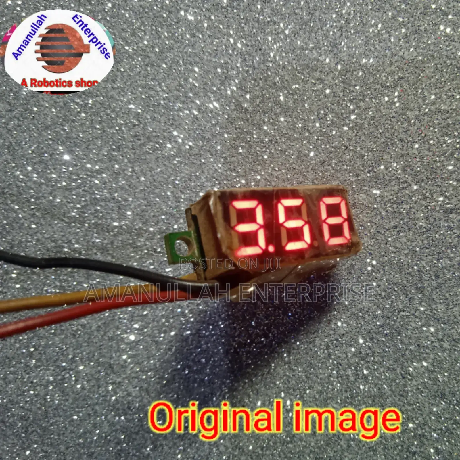 Dc Volt Meter With Digital Display