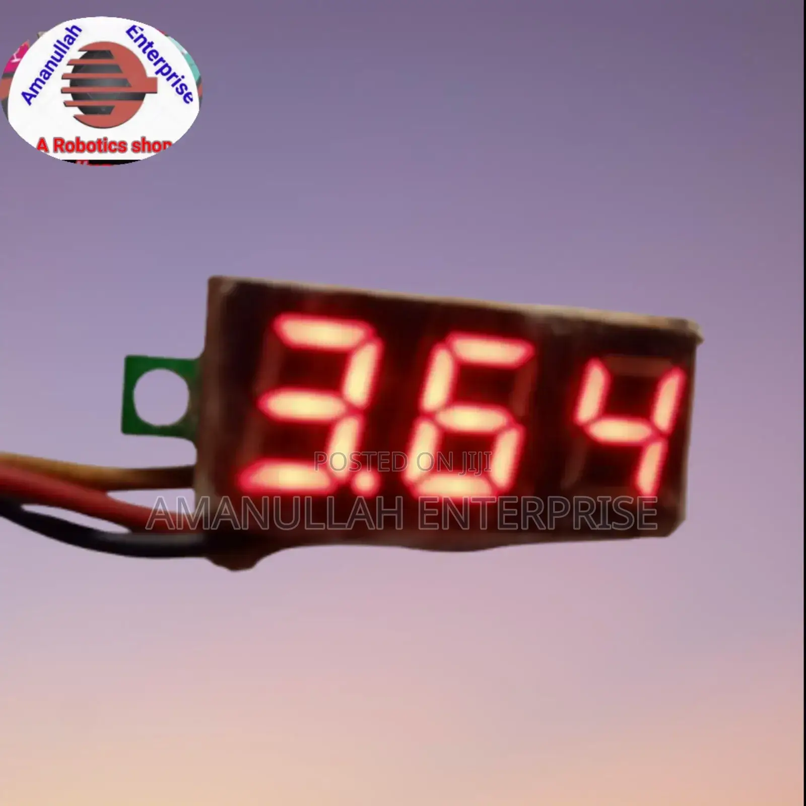 Dc Volt Meter With Digital Display