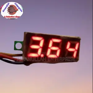 Dc Volt Meter With Digital Display