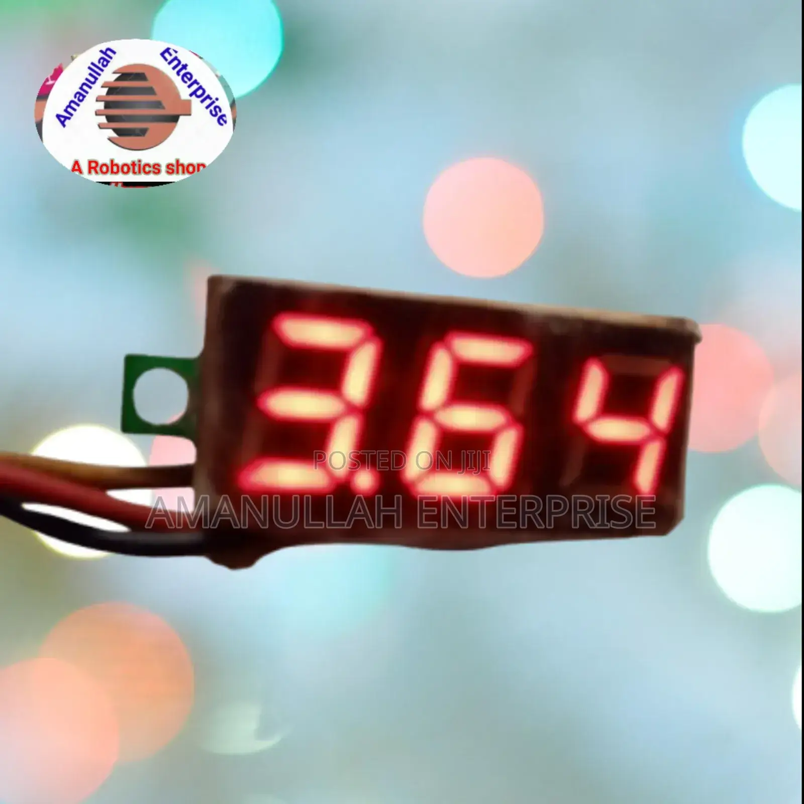 Dc Volt Meter With Digital Display