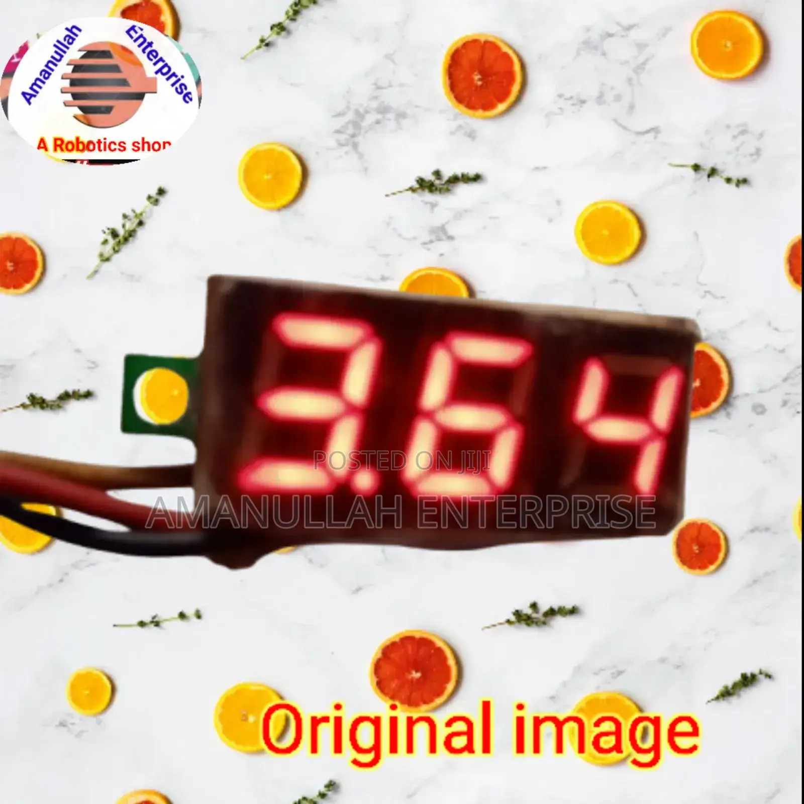 Dc Volt Meter With Digital Display