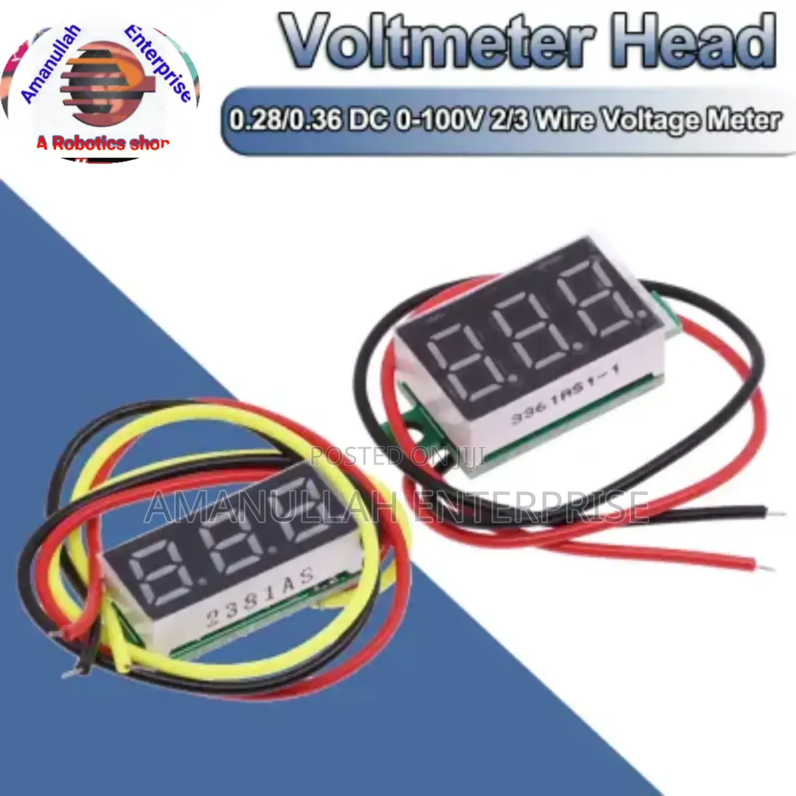 Dc Volt Meter With Digital Display