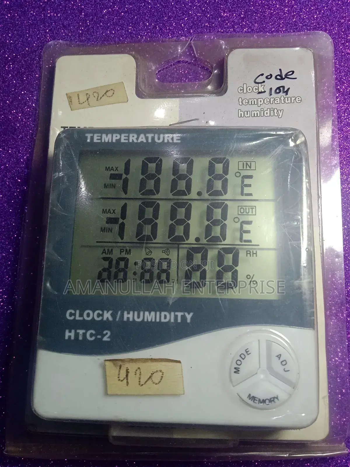 HTC 2 Temperature Humadity Meter.