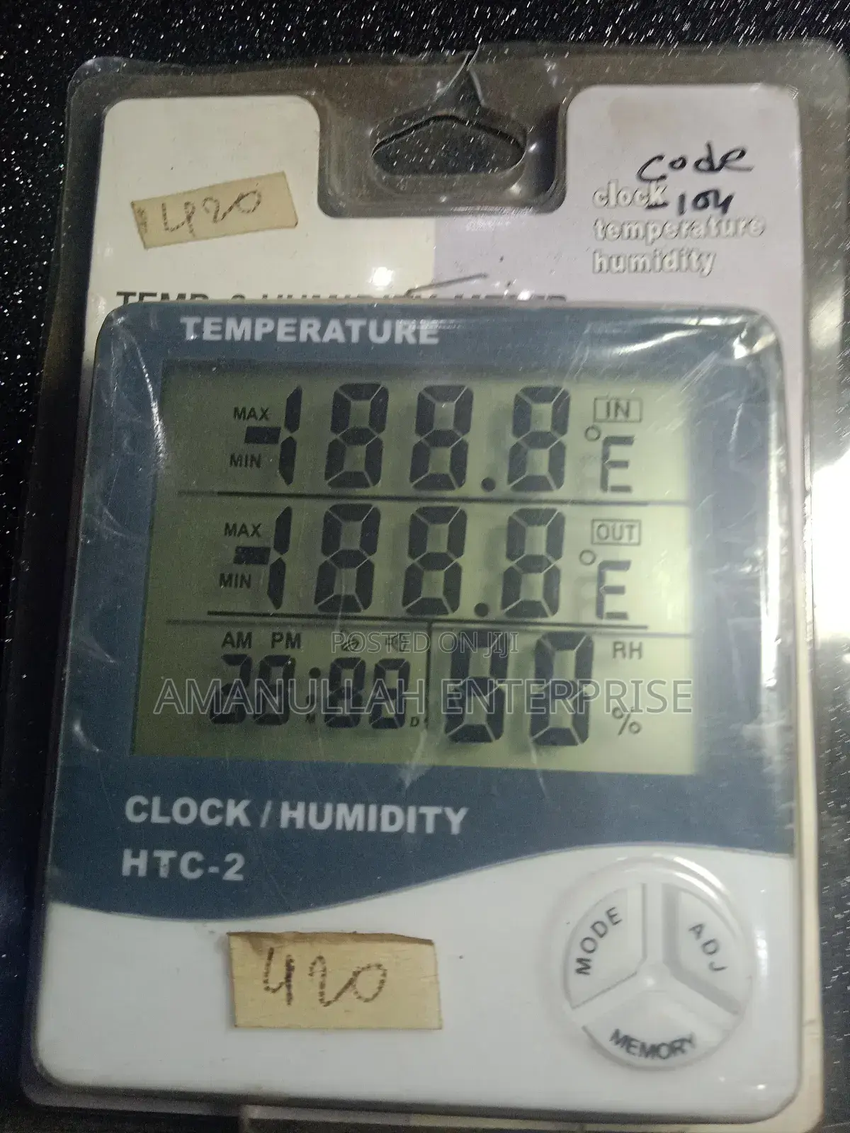 HTC 2 Temperature Humadity Meter.