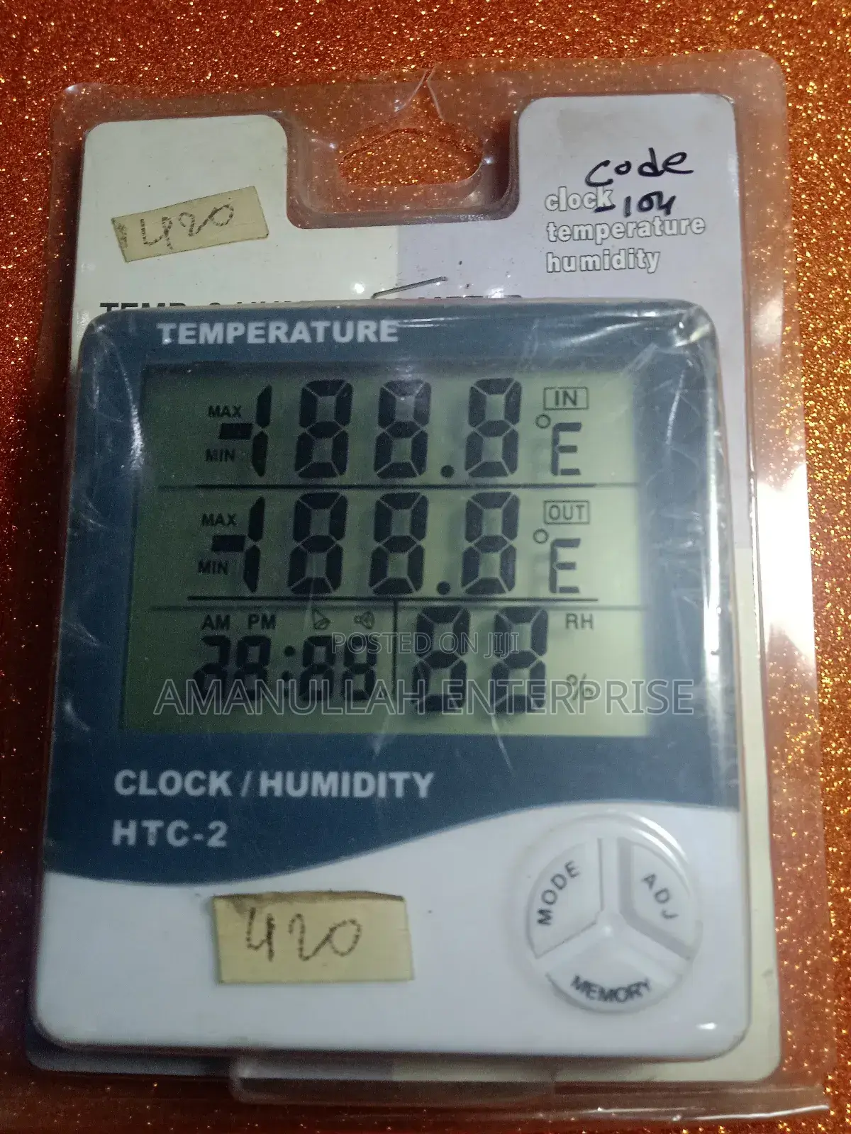 HTC 2 Temperature Humadity Meter.