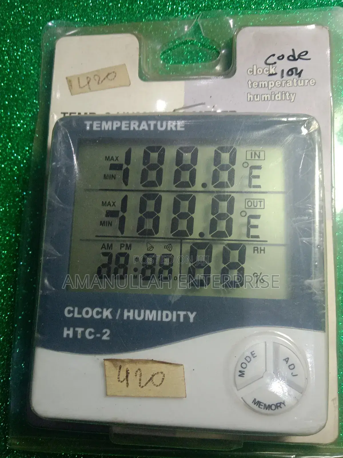 HTC 2 Temperature Humadity Meter.