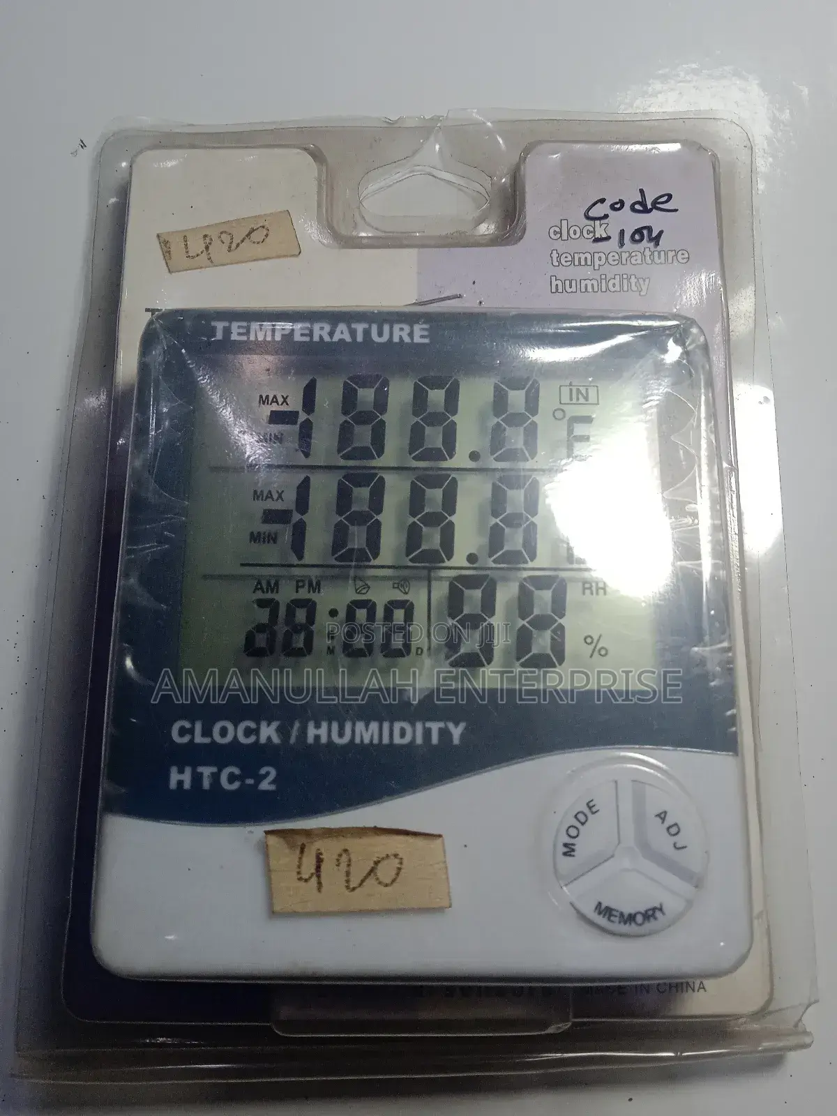 HTC 2 Temperature Humadity Meter.