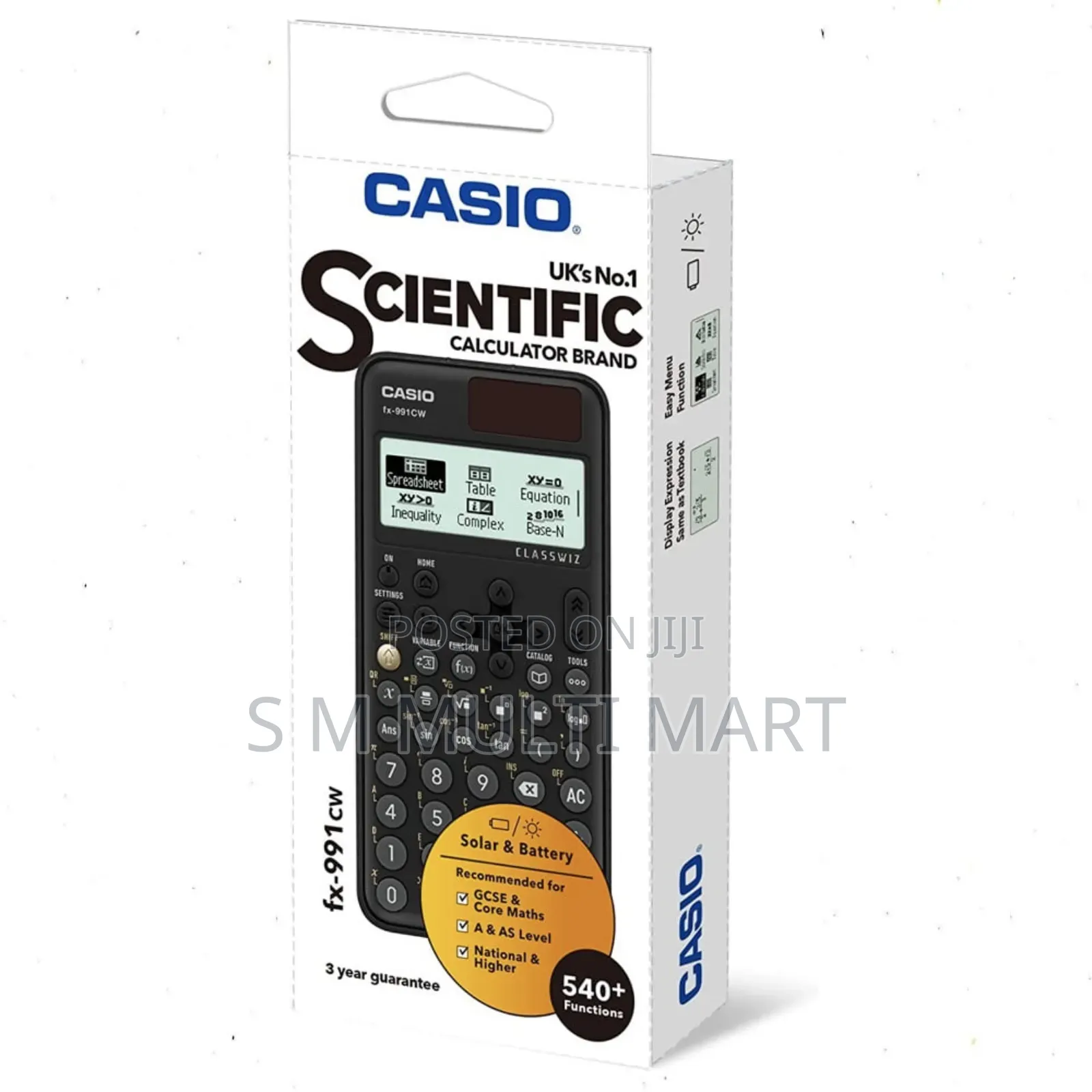 Casio Fx-991cw Scientific Calculator