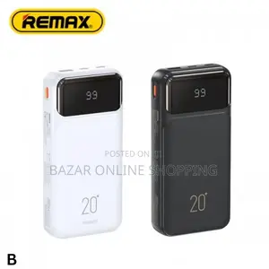 Remax RPP-686 Power Bank 20000mah Built-in Three Cables