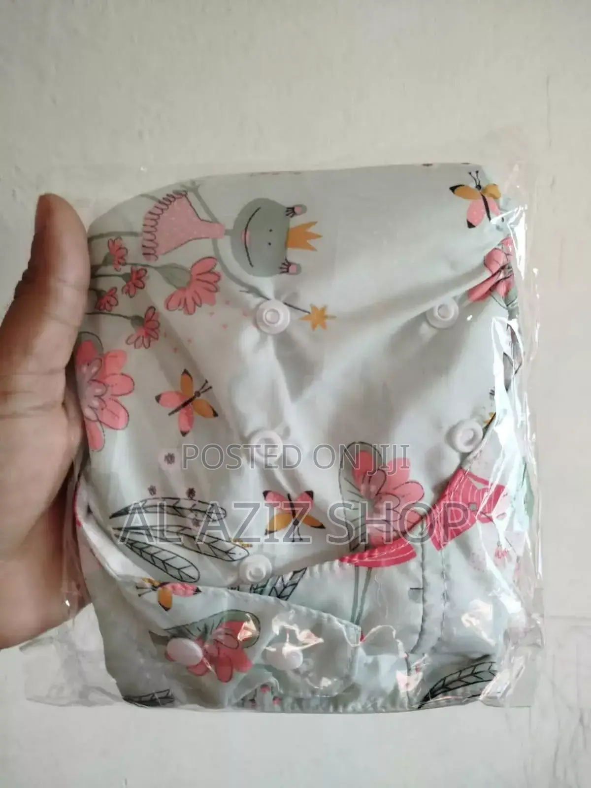 Washable Baby Diaper With 2 Pics Pad