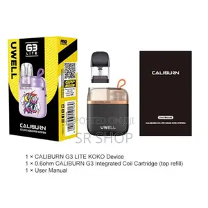 Uwell Caliburn G3 Lite Koko Pod Kit 1200mah 2.5ml (Max 25w)