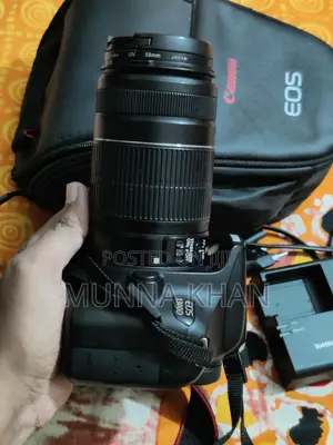 Photo - Canon 1300d With Lens 55-250mm Zoom