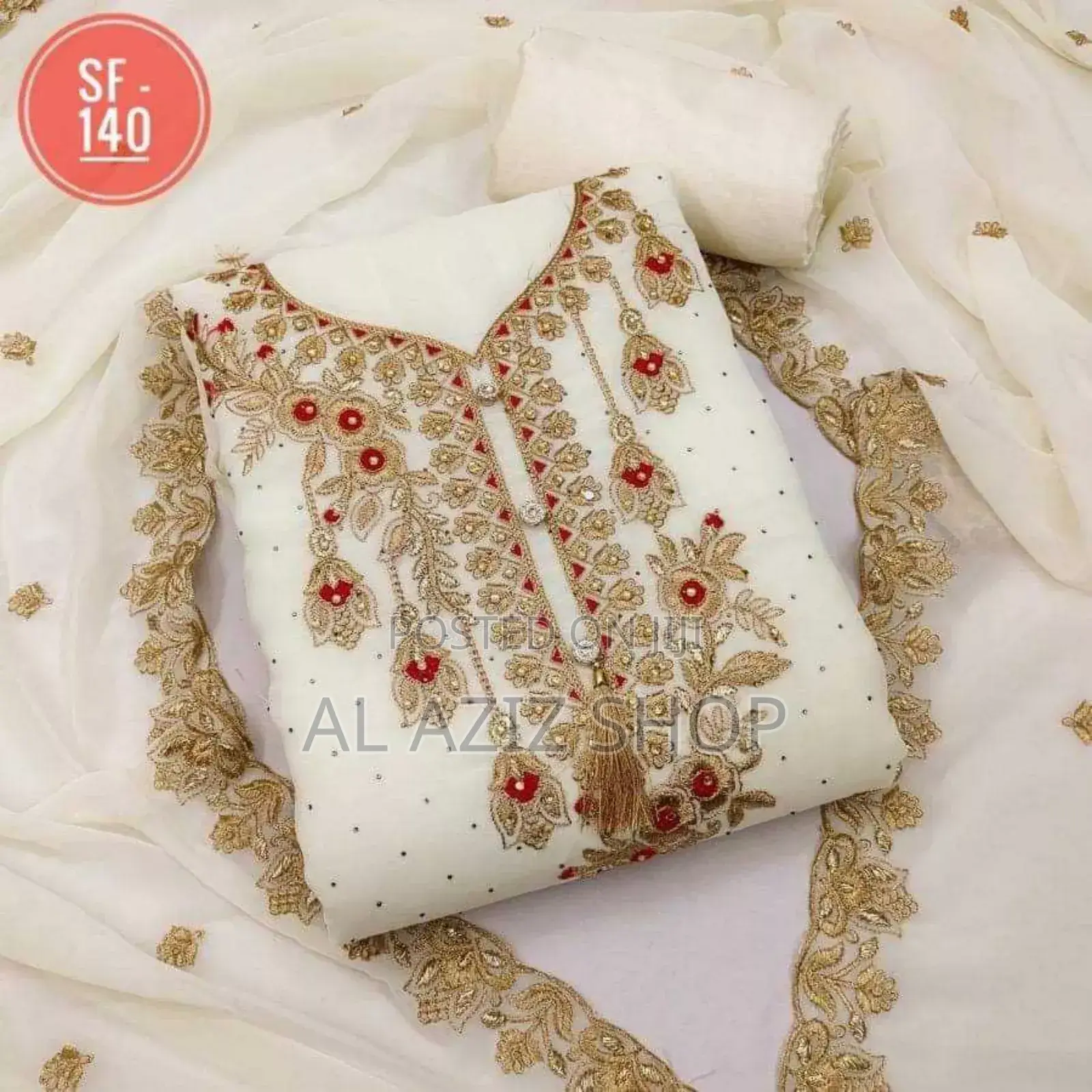 Embroidary Georjet Three Piece