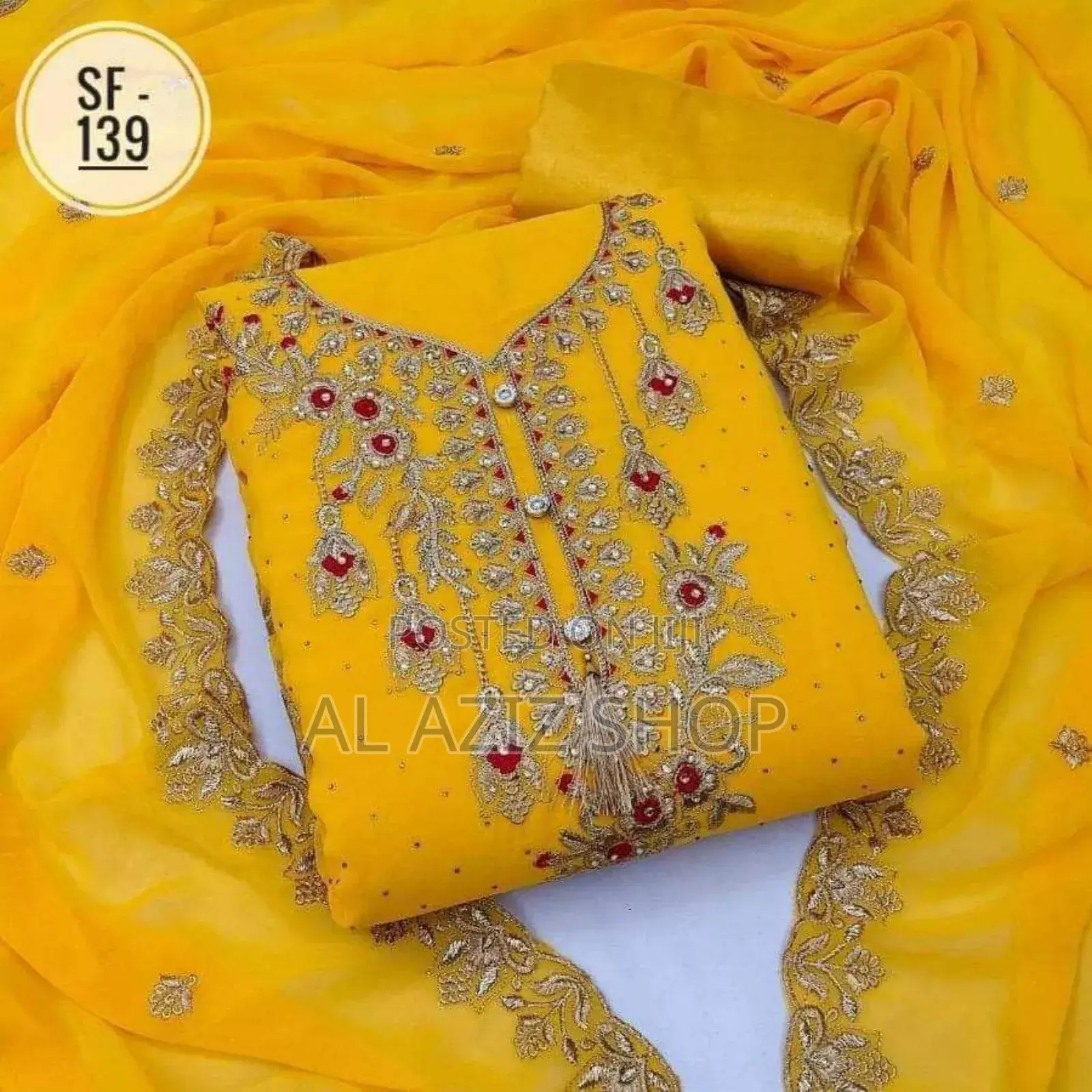 Embroidary Georjet Three Piece