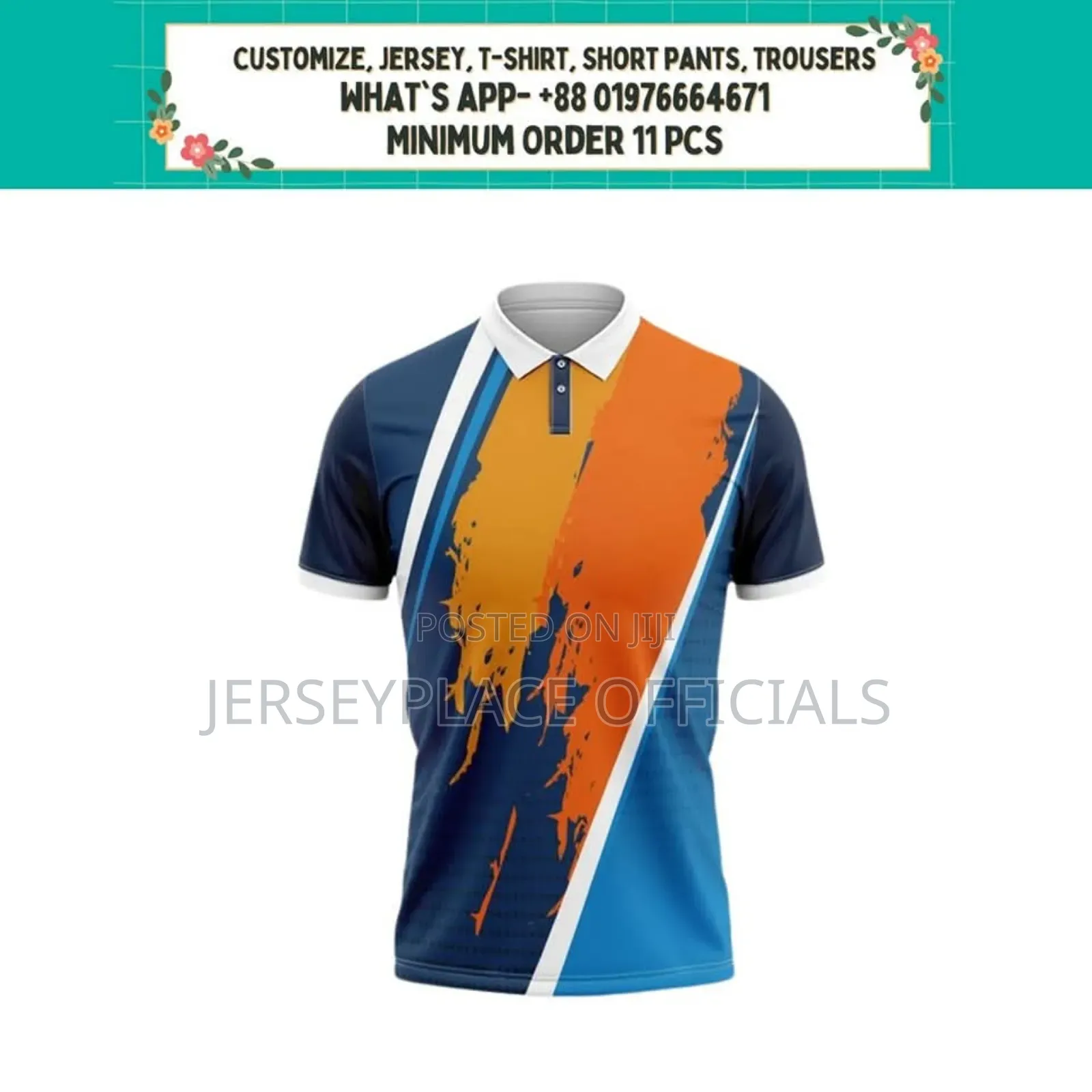 Customised Jersey Minimum Order 11 PCS