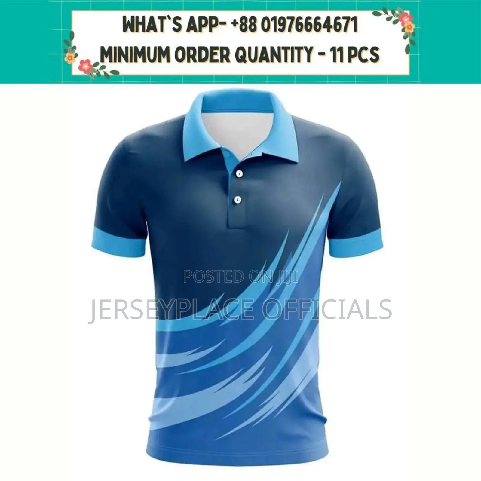 Customised Jersey Minimum Order 11 PCS