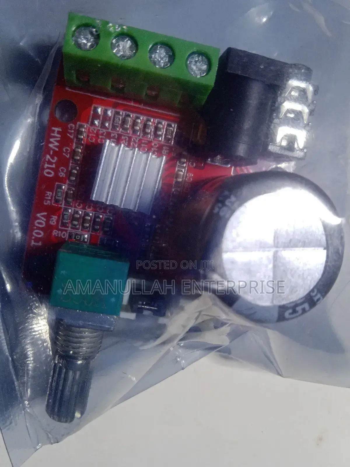 Pam8610 2 Channel 10 Watt Class D Audio Power Amplifier.