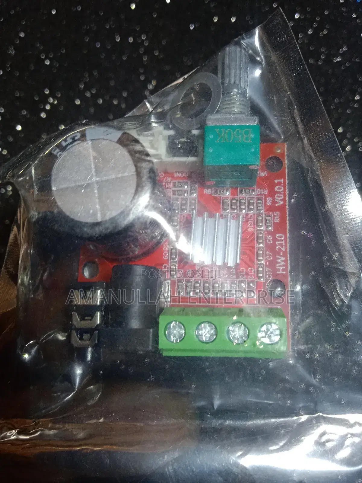 Pam8610 2 Channel 10 Watt Class D Audio Power Amplifier.