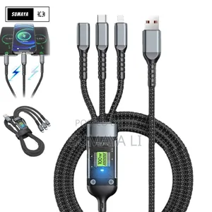 Photo - Moxx MDC-3c 3-in-1 ফাস্ট চার্জিং কেবল