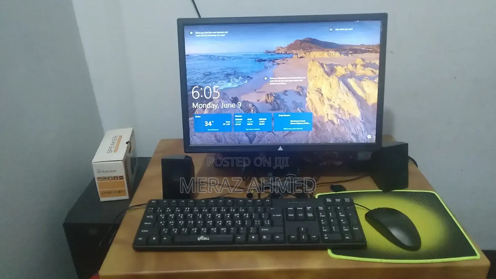 New Desktop Computer 8GB Intel Core I7 HDD+SSD 128GB