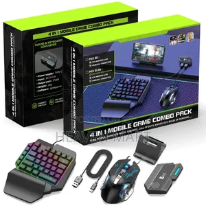 5 in 1 Mobile Game Combo Pack ( Phone Mouse Keyboard)
