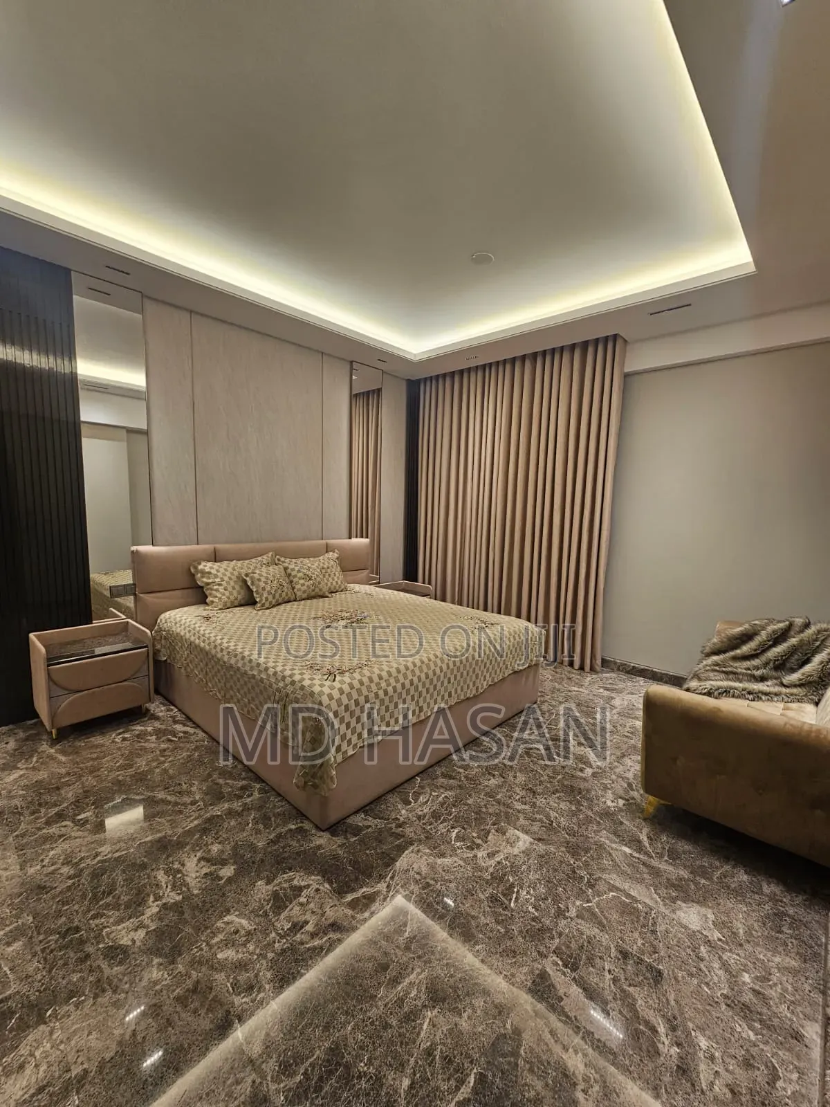 Furnished 3bdrm Apartment in Furnished Flat For for rent