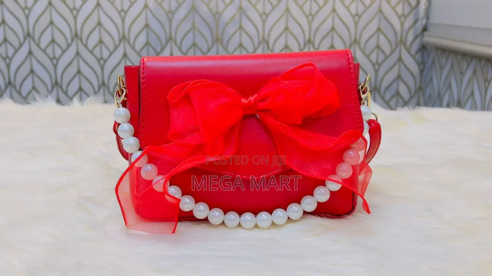 Premium Quality Ladies Bow Handbag- Rm77 (P-642)