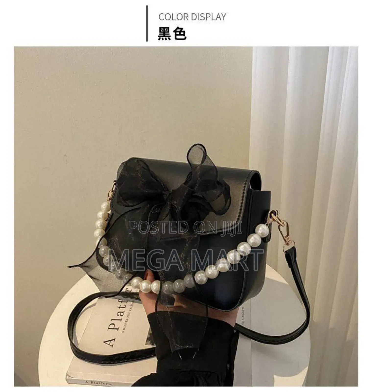 Premium Quality Ladies Bow Handbag- Rm77 (P-642)