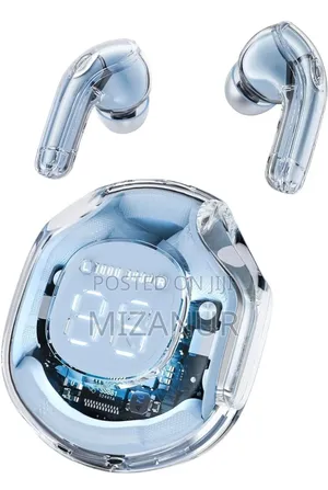 Ultra Pods Pro Bluetooth Earbuds With Display Transparenttws