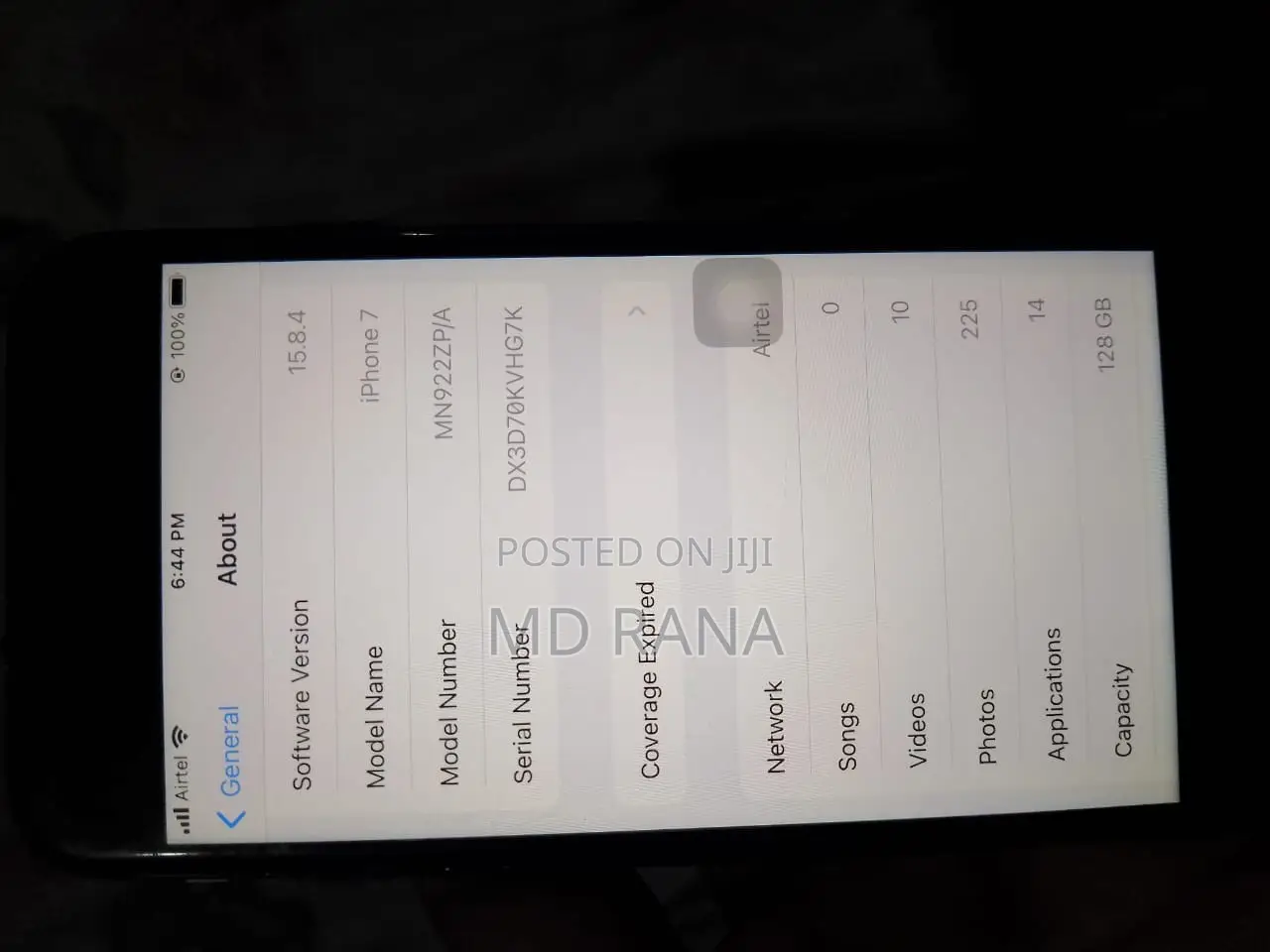 Apple iPhone 7 128 GB Black