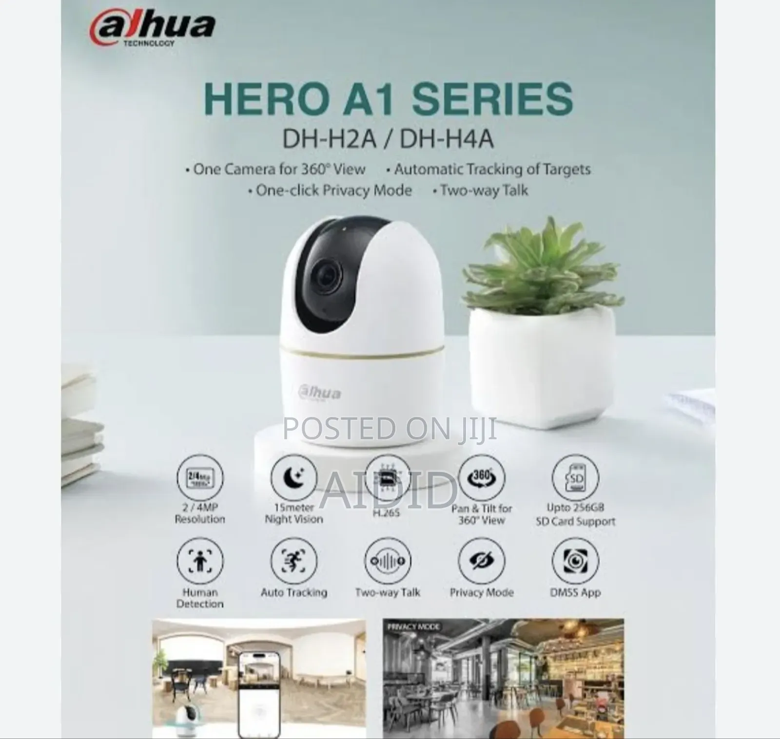 Dahua Wifi Camera Hero Al 3mp Tilt 360 Degree Ip Voice Talk