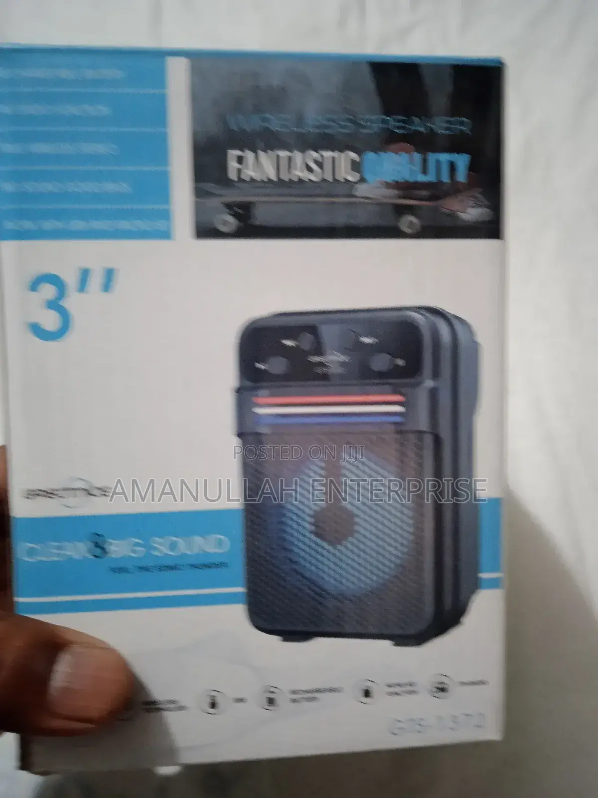 Greatnice Wireless Speaker 3 Inch GTS-1372