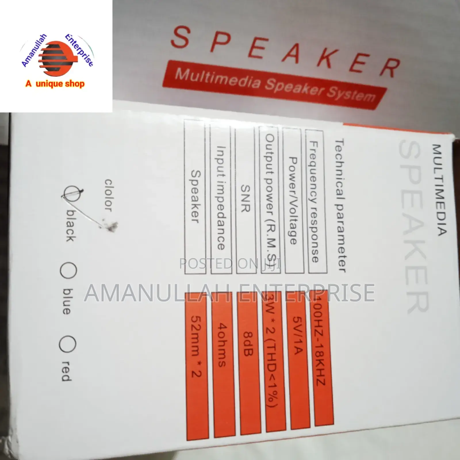 D10 Multimedia Speaker, a Mini Speaker Powered by Usb 2.0,