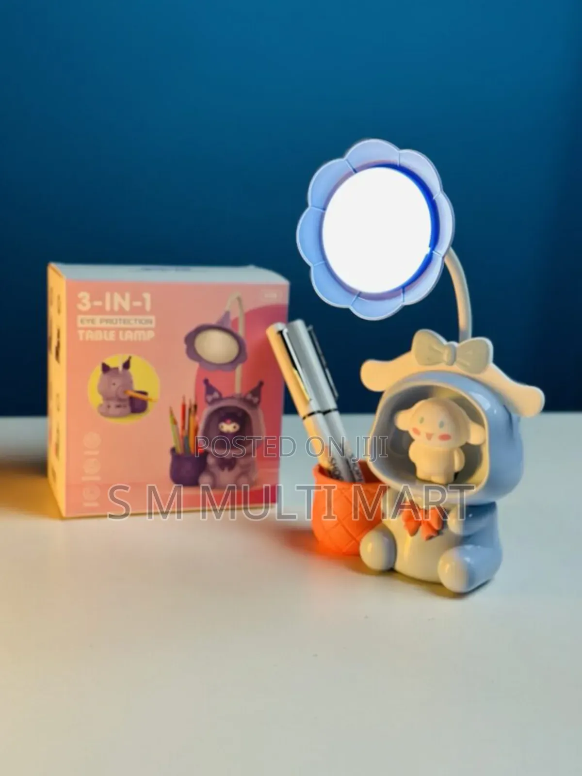 Rechargeable Led Desk Lamp With Storage Cup Sharpener