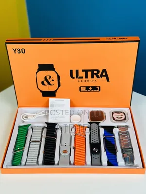 Photo - Y80 Ultra 8 Straps With Cover 8 in 1 Combo Smartwatch