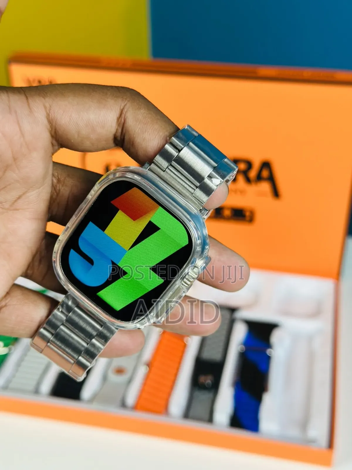 Y80 Ultra 8 Straps With Cover 8 in 1 Combo Smartwatch