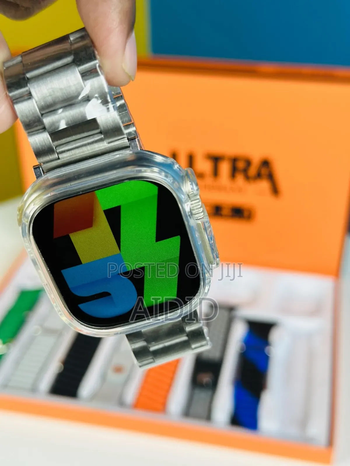 Y80 Ultra 8 Straps With Cover 8 in 1 Combo Smartwatch