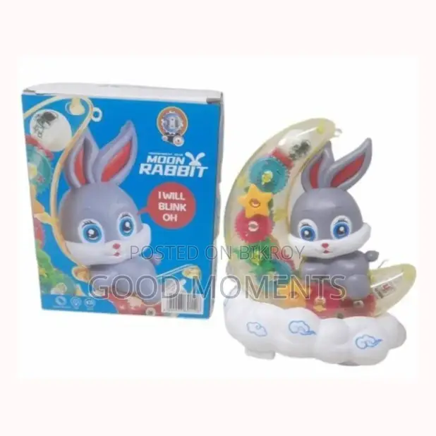 Rabbits Moon Toy