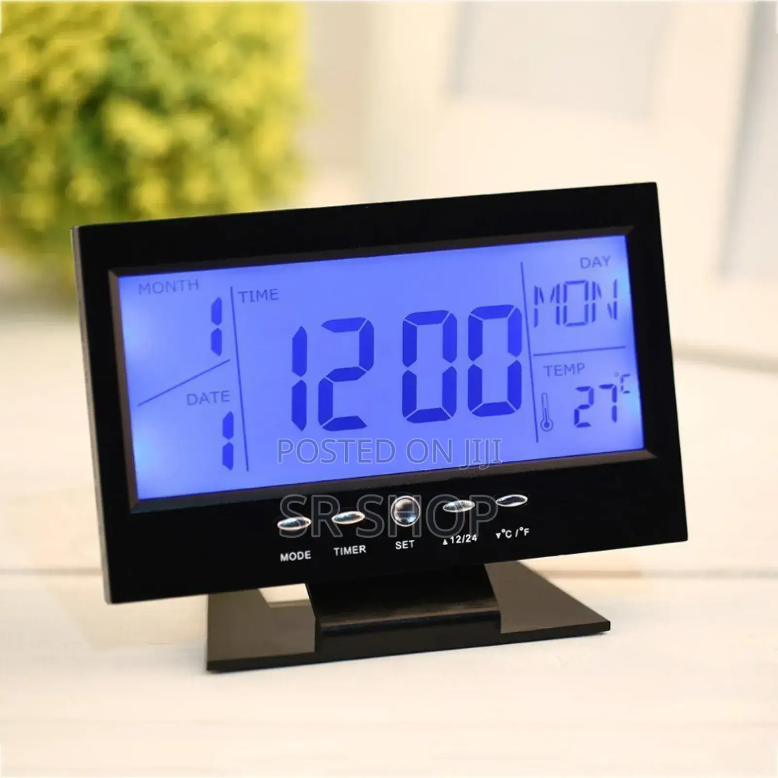 Digital LCD Clock With Calendar, Temperature Sensor, Alarm