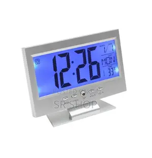 Digital LCD Clock With Calendar, Temperature Sensor, Alarm