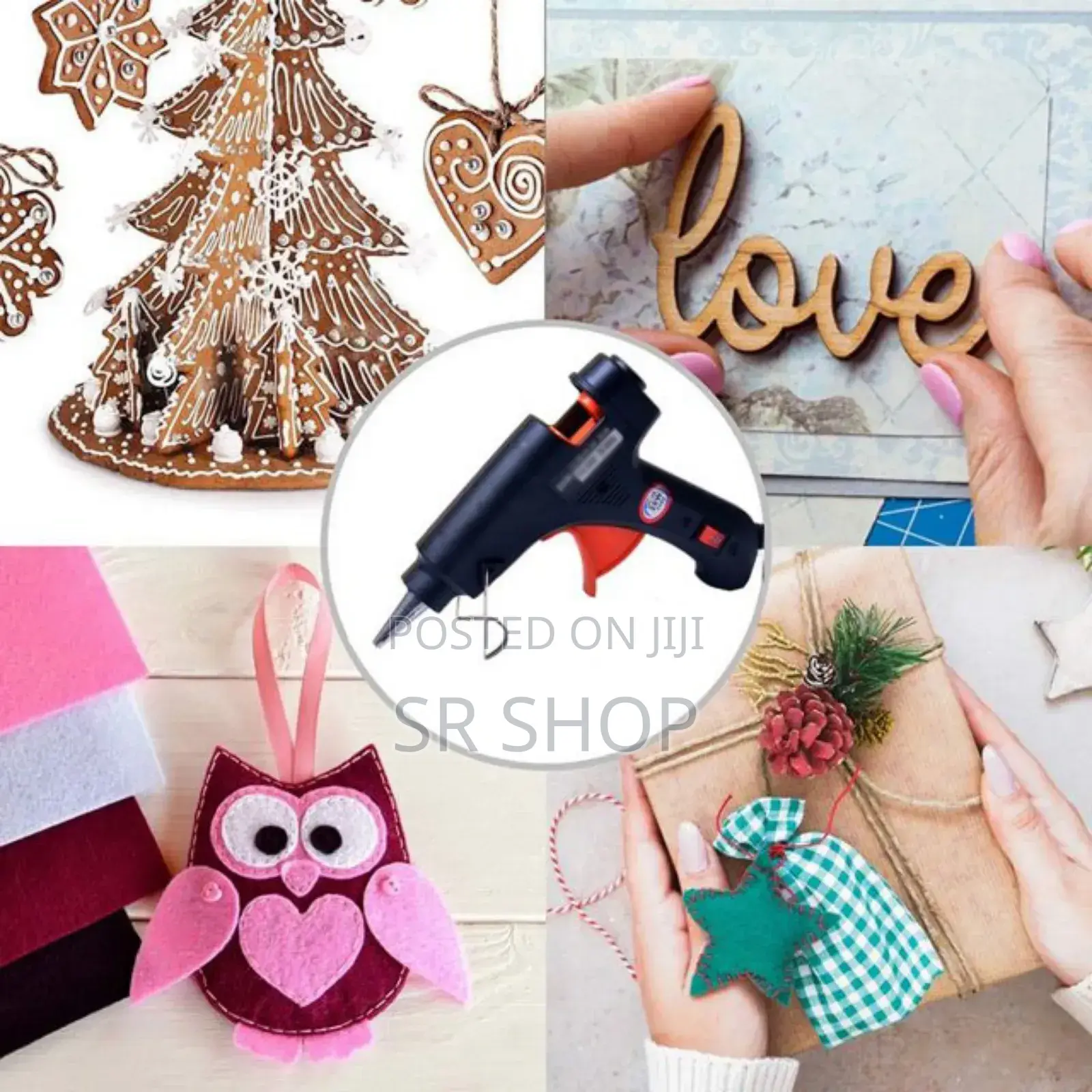 Hot Melt Glue Gun Kit for Quick Repairs With Free 02 Glue