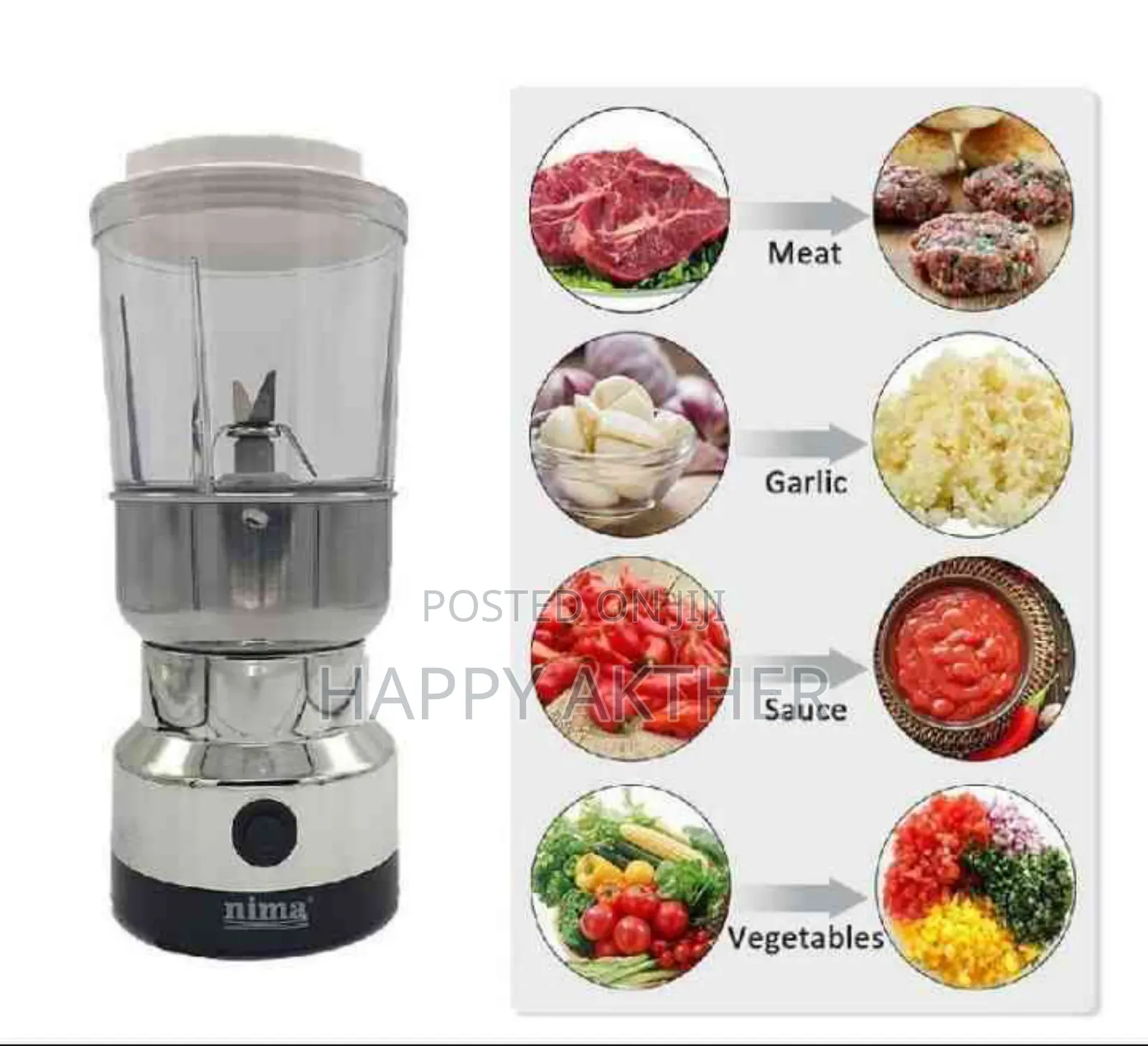 Nima 2 in 1 Grinder and Blender Juicer ব্লিন্ডার