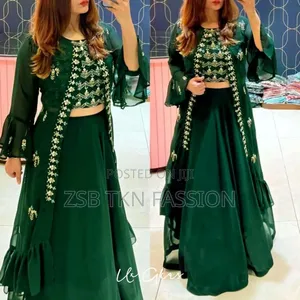 Exclusive Designed Georgette Koti Lehenga Suit Ggjgyh