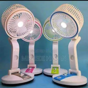 Double Battery Usb Led Ac-2018 Folding Fan Ultra