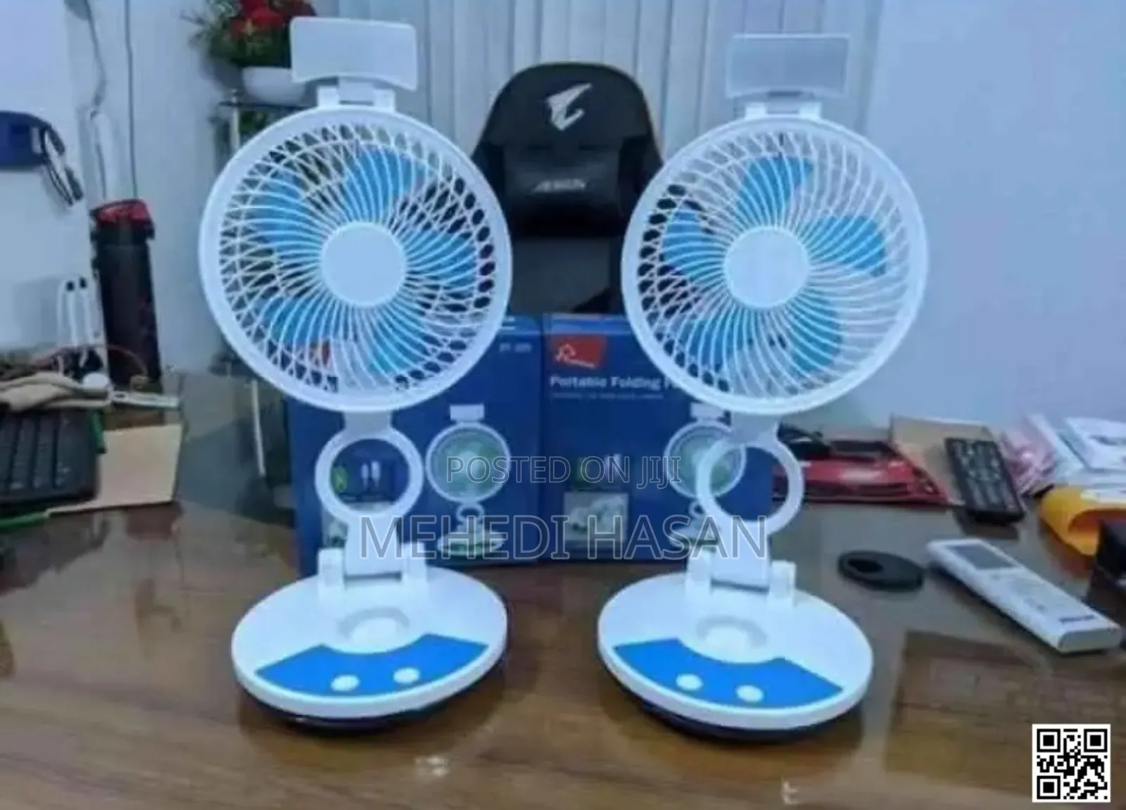 Zt-329 Rechargeable Fan With Light Timer